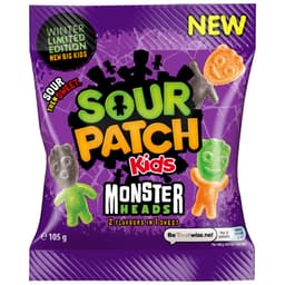 Sour Patch Kids Monster Heads Candy Bag 105g
