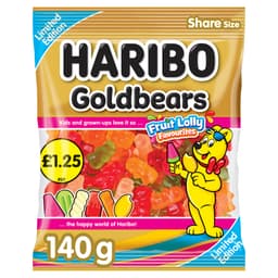 Haribo Limited Edition Goldbears Fruit Lolly Favourites 140g £1.25 PMP