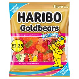 Haribo Limited Edition Goldbears Fruit Lolly Favourites 140g £1.25 PMP