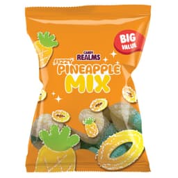 Candy Realms Fizzy Pineapple Mix Bag 170g