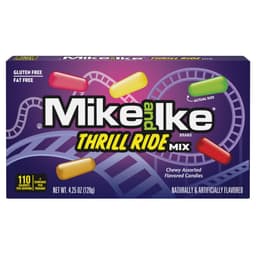 Mike & Ike Thrill Ride Mix Theatre Box 120g