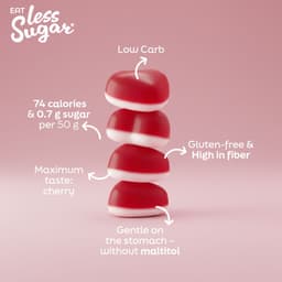 Nutriluv Less Sugar Cola Bottles Gummy Candy Bag 50g