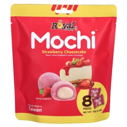 Royal Family Mochi Strawberry Cheesecake Flavour Pouch 120g