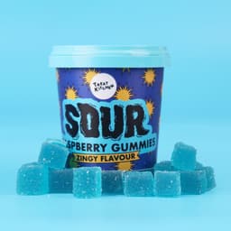 Treat Kitchen Sour Raspberry Cubes Tub 90g