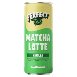 Perfect Ted Vanilla Matcha Latte Can 250ml