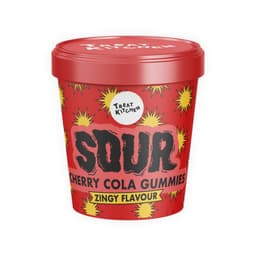 Treat Kitchen Sour Cherry Cola Gummies Tub 90g