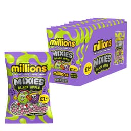 Millions Mixies Black Apple Bag 100g £1.49 PMP