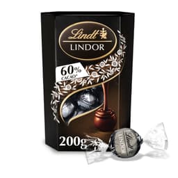 Lindt Lindor Extra Dark Chocolate Truffles Box 200g