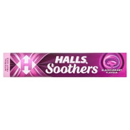 Halls Soothers Blackcurrant Lozenge Roll 45g