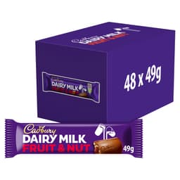 Cadbury Dairy Milk Fruit & Nut Chocolate Bar 49g