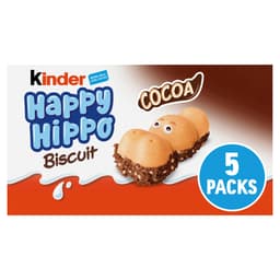Kinder Happy Hippo Chocolate Cream Biscuits Multipack 103.5g