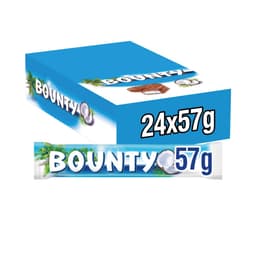 Bounty Coconut & Milk Chocolate Snack Bar Duo 57g