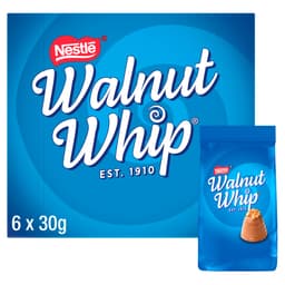 Walnut Whip Milk Chocolate 30g Multipack of 6