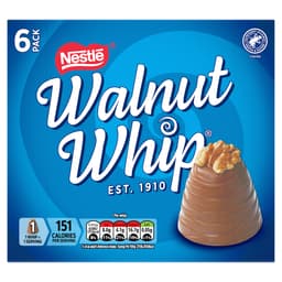 Walnut Whip Milk Chocolate 30g Multipack of 6